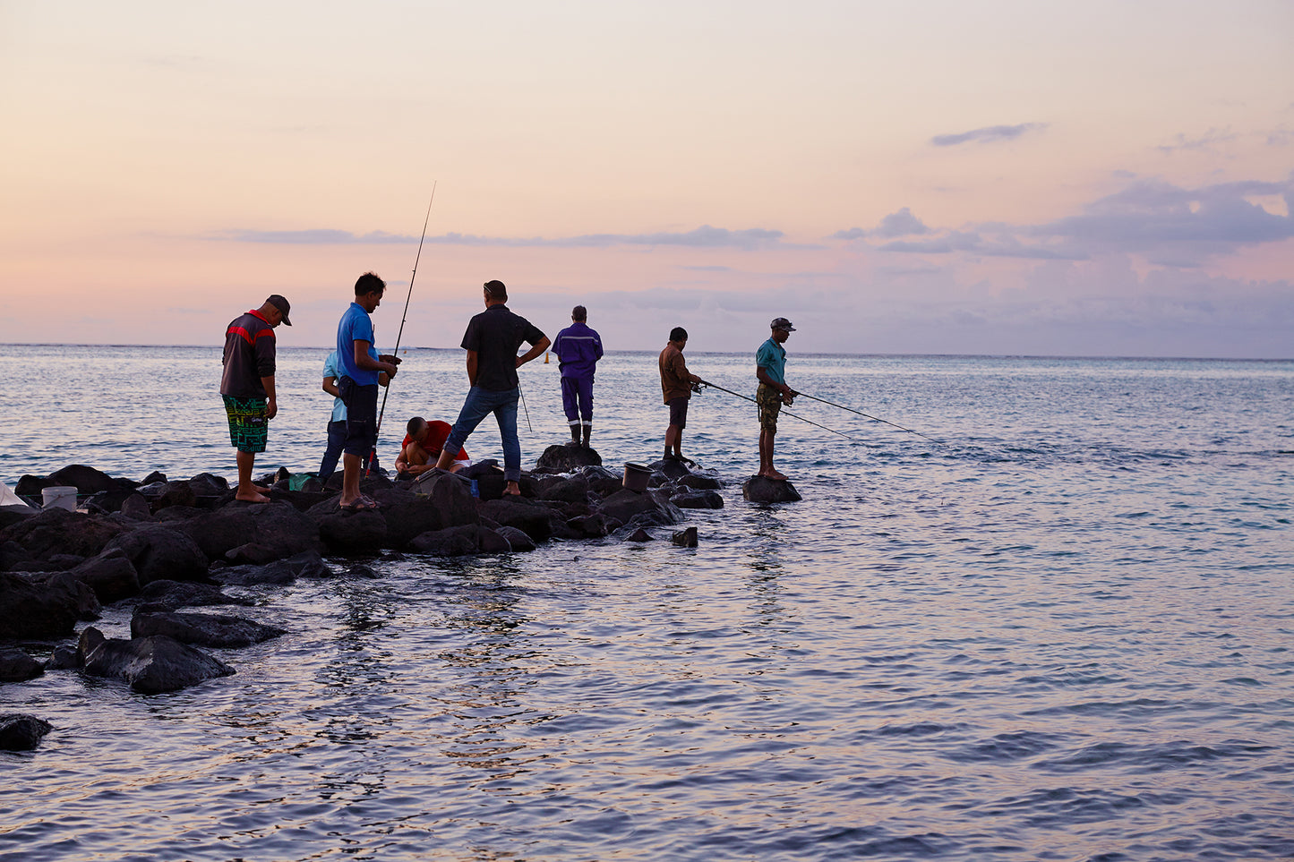 Evening on the rocks